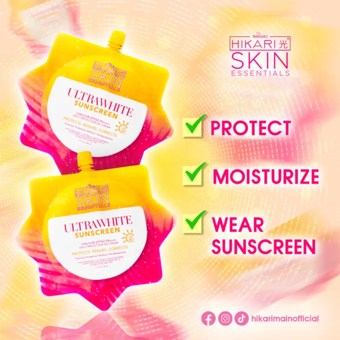 Hikari Ultra White Sunscreen SPF50 PA++++ 50ml - Image 4