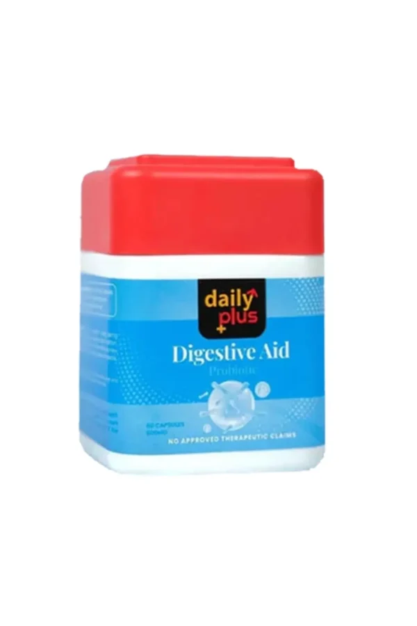 Daily Plus Digestive Aid Probiotic 500mg 60 Capsules