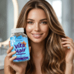 Real Skin Vita Hair 60 Gummies supplement for stronger, shinier, and healthier hair growth