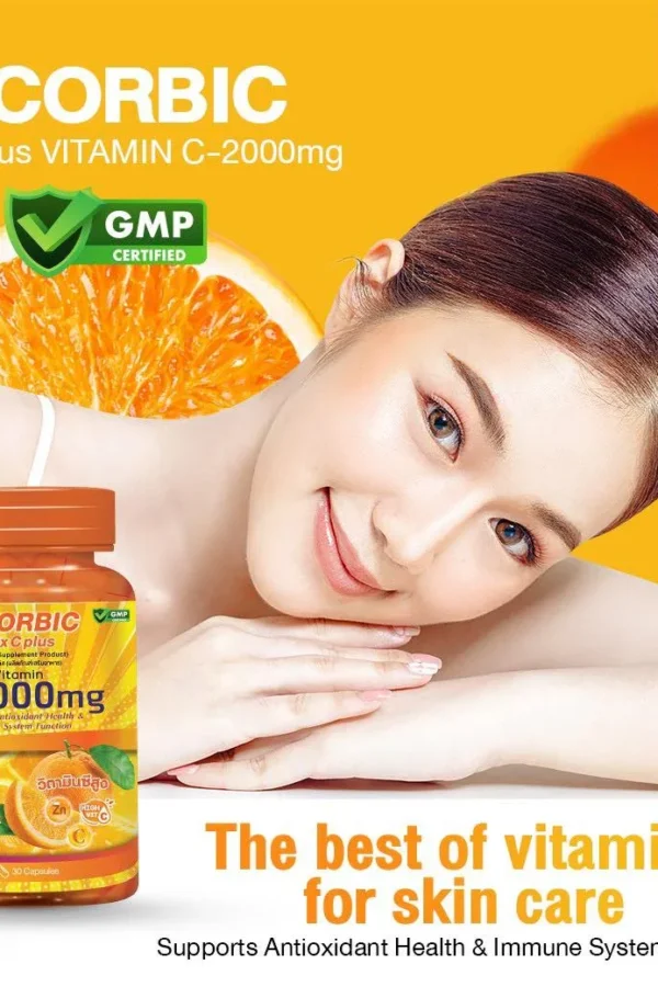 Acorbic C-2000mg Vitamin C Supplement – 30 Capsules