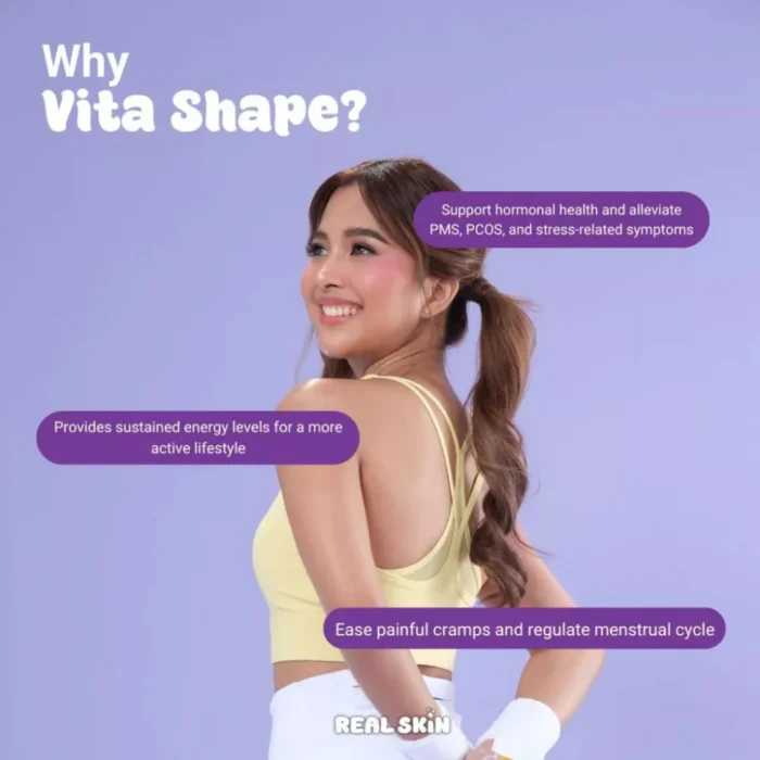 Real Skin Vita Shape Mixed Berries Flavor  60 Gummies - Image 3