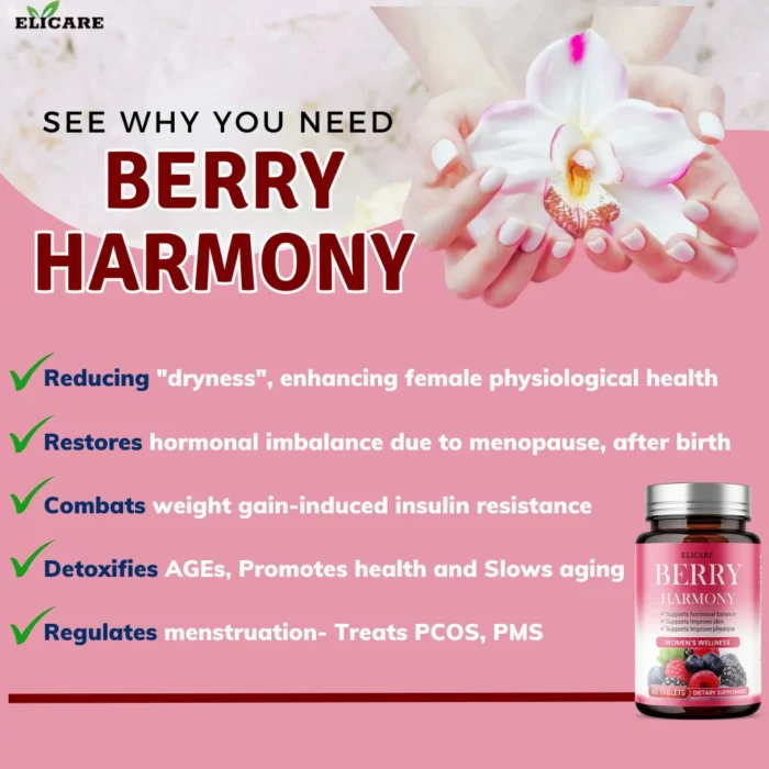 Elicare Berry Harmony Women’s Wellness Supplement - Image 2
