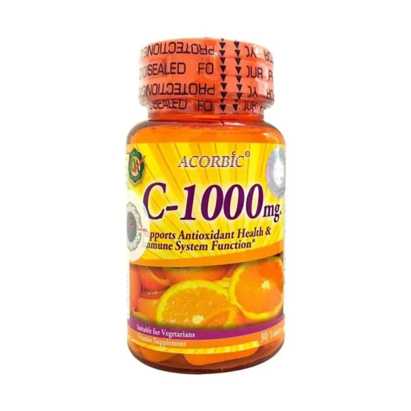 Acorbic C-1000mg Vitamin C Supplement – 30 Capsule