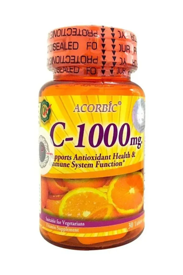 Acorbic C-1000mg Vitamin C Supplement – 30 Capsule