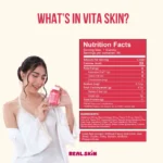 Real Skin Vita Skin & Vita Hair  60 Gummies - Image 3