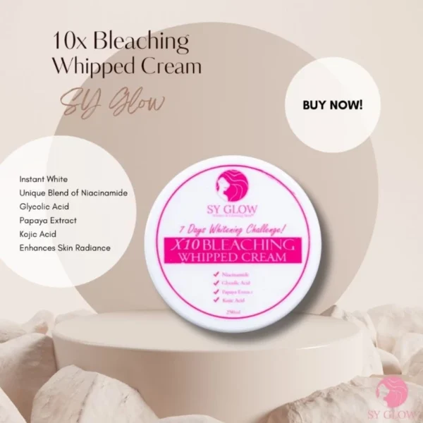 SY Glow x10 Bleaching Whipped Cream 250ml