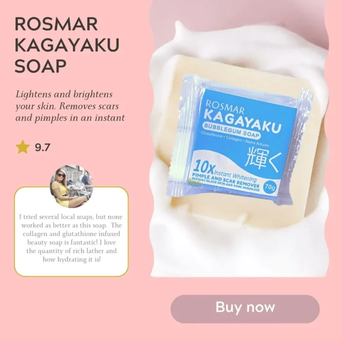 Rosmar Kagayaku Bubblegum Soap  70g - Image 4