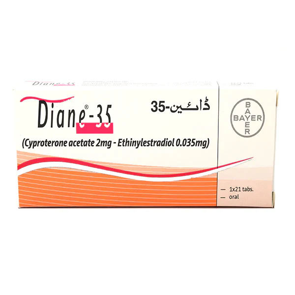 Diane-35_1x21_Tablets_600x Diane 35 Cyproterone - Germany - Image 1