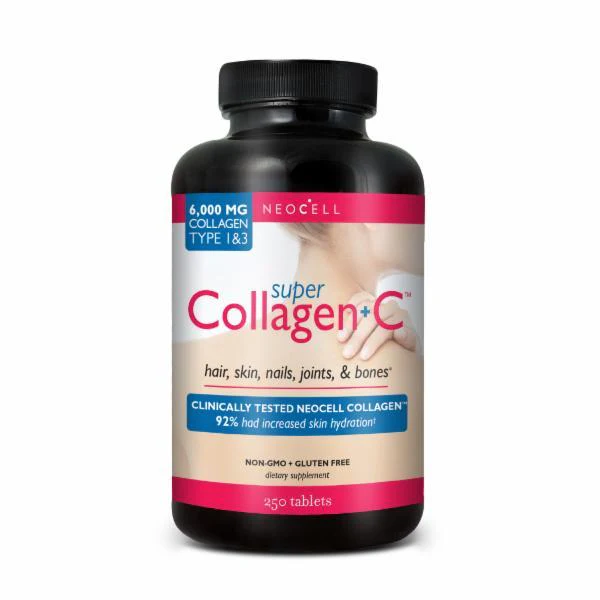 collagen red NeoCell Super Collagen + C (6000mg Collagen Type 1 & 3) – 250 Tablets - Image 1