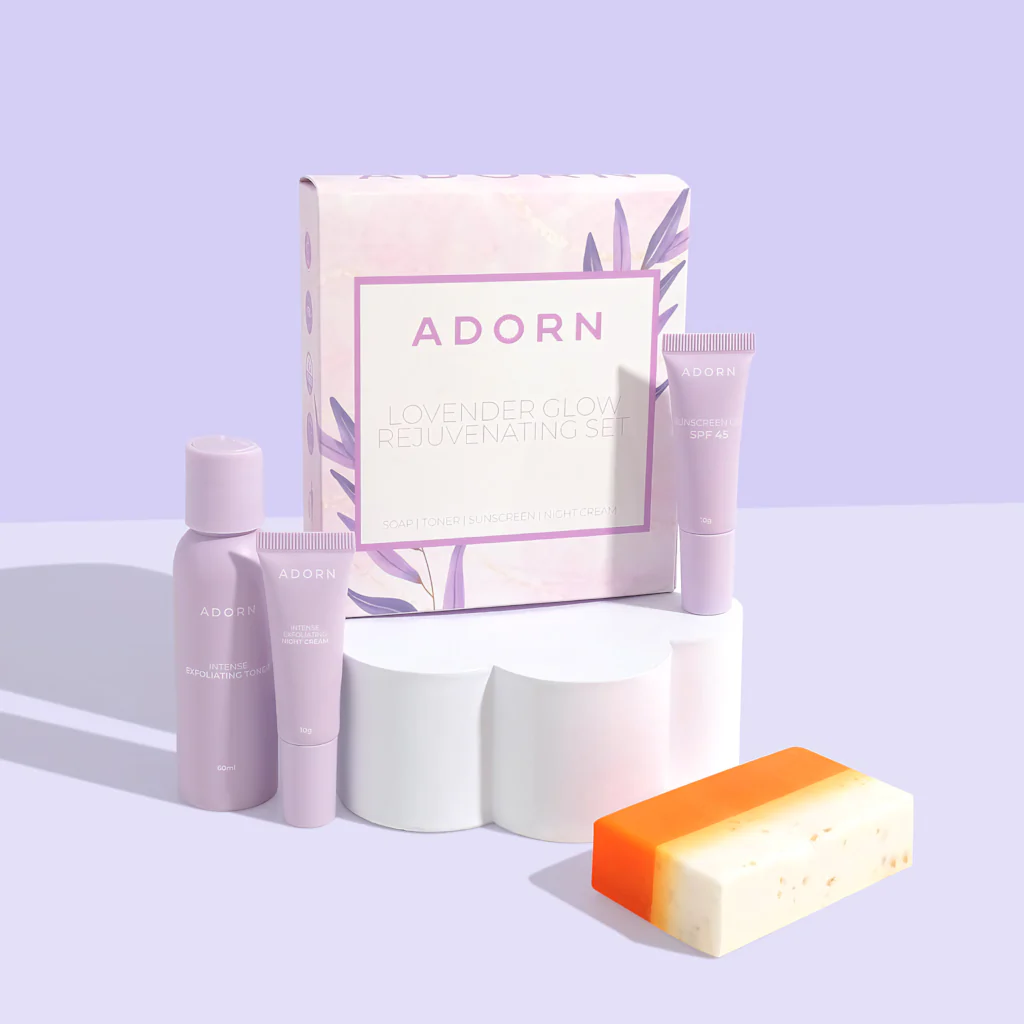 Adorn Lovender Glow Rejuvenating Set Adorn Lovender Glow Rejuvenating Set - Image 1