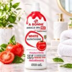 A Bonne Miracle Spa Milk Tomato lotion 500ml bottle front view